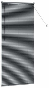 Persiana de Janela Cinzento-escuro 80 x 175 cm Alumínio
