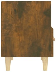 Mesa de cabeceira 40x35x47 cm cor carvalho fumado
