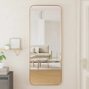 vidaXL Espelho de parede 40x100 cm retangular dourado