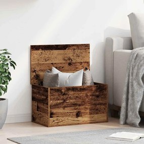 Caixa de Armazenamento vidaXL em Madeira Recycled 60x35x35 cm