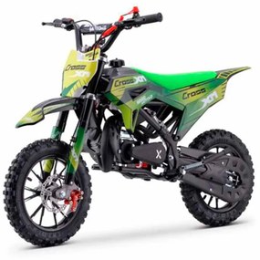 Mota cross gasolina 50 cc para crianças Motors CROSS XM Verde