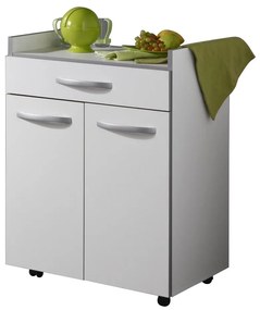 Carro de Cozinha Harmony 60 X 44,5 X 81 cm Branco