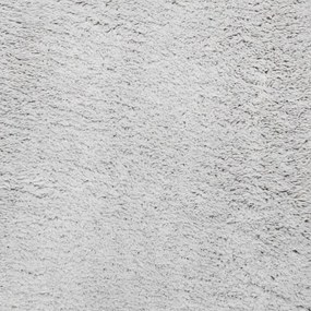 Tapete pelo curto macio e lavável HUARTE 140x200 cm cinzento