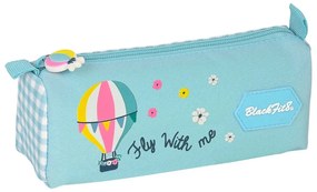 Bolsa Escolar BlackFit8 Fly With Me Branco Azul Celeste (21 X 8 X 7 cm)