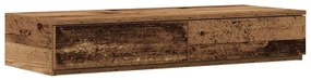 Estrutura de Cama Guarda-Roupa Madeira Antiga 90x200 cm