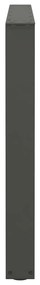 Pés para mesa de jantar em V, 3 peças, antracite, 100x(72-73,3) cm, aç