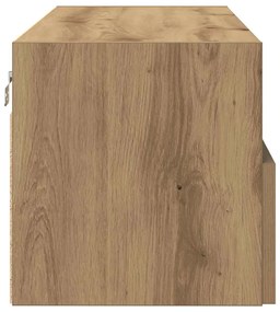 Armário de TV vidaXL em Carvalho Artisan 100x30x30 cm em Madeira Deriv