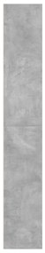 Estante 60x30x189 cm derivados de madeira cinzento cimento
