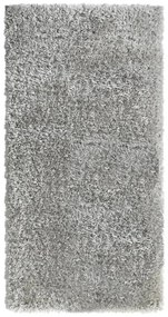 vidaXL Tapete shaggy de pelo alto com 50 mm 100x200 cm cinzento