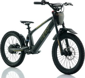 Bicicleta elétrica infantil 750W 20" RXF Evo Racing Preto/Dourado