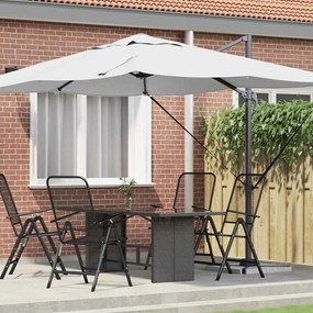 vidaXL Guarda-Sol Cantilever Roma - Areia 352x251x260 cm em Alumínio