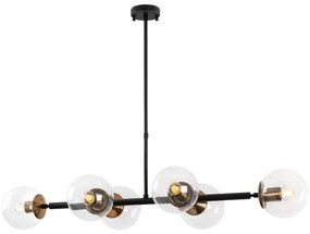 Candeeiro de Teto Fazli – Preto Antigo – 110 x 40 x 35-66 cm