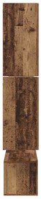 Conjunto de móvel de TV 7 pcs Madeira Antiga 80 x 30 x 30.5 cm