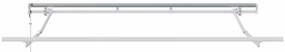 Toldo Retrátil Manual Branco 350x200 cm 350 x 200 cm 3.5 x 2 m