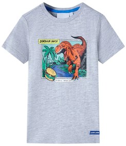 T-shirt para criança cinzento 116