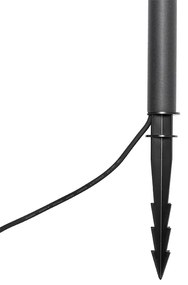 Foco de jardim moderno preto com LED IP54 - Skyf Moderno