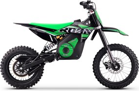 Mini moto elétrica para crianças velocidade até 50 km/h C/Limitador 907 2000W 48V 13Ah Litio Verde