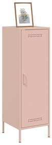 Aparador alto 36x39x113 cm aço rosa