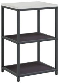 Conjunto de Armazenamento de Cozinha com prateleira Outros 3 pcs Preto