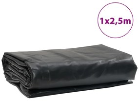 Lona 1x2,5 m 650 g/m² preto