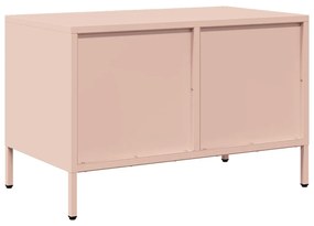 Móvel de TV 68x39x43,5 cm aço laminado a frio rosa