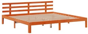 Cama com estante sem colchão 180x200 cm pinho maciço
