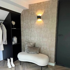 Candeeiro de parede inteligente preto 8 cm c/ Wi-Fi G9 - Transfer