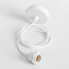 Cabo Para Candeeiro De Teto Para Exterior Em Polietileno Hannon Branco - Sklum