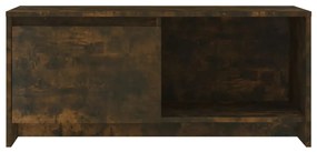 Móvel de TV 90x35x40 cm derivados de madeira carvalho fumado
