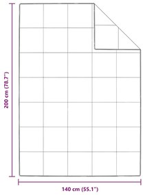 Colchas e Edredons Branco 140 x 200 cm Penugem