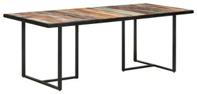 Mesa de jantar 200 cm madeira recuperada maciça