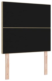 Cabeceira vidaXL Design Simples Verde Claro Cinza 100 cm Tecido de Vel