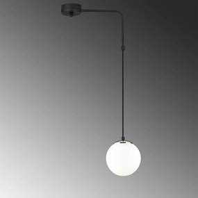 Candeeiro de Teto Uzum – Preto e Branco – 30 x 15 cm