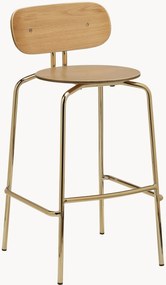 Cadeiras de bar em aço Curious, conjunto de 2