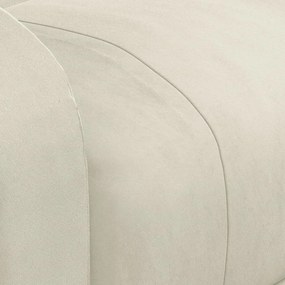Poltrona de massagens elétrica veludo creme