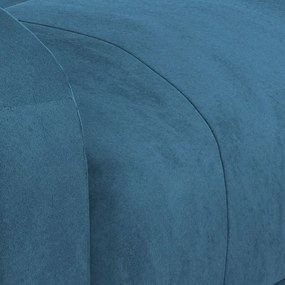 Poltrona de massagens elétrica veludo azul
