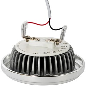Conjunto de 6 lâmpadas LED G53 reguláveis 111mm 12W 600 lm 2700K