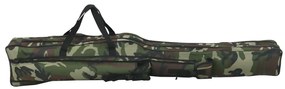Saco para cana de pesca 160 cm tecido oxford camuflagem verde