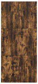 Cama de Armazenamento Carvalho Fumado 90x190 cm