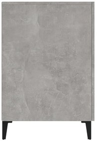 Secretária 140x50x75 cm derivados de madeira cinza cimento