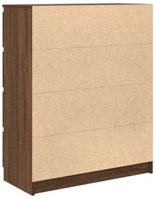 Aparador 80x35x99 cm derivados de madeira carvalho castanho