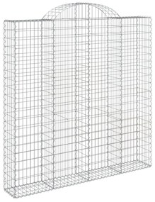 Cestos gabião arqueados 13 pcs 200x30x200/220 ferro galvanizado