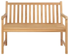 Banco de jardim 114 cm madeira de teca maciça