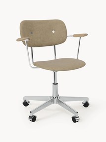 Height-adjustable Bouclé Desk Chair Co