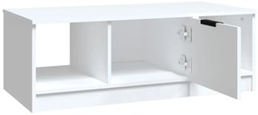 Mesa de centro 102x50x36 cm madeira processada branco
