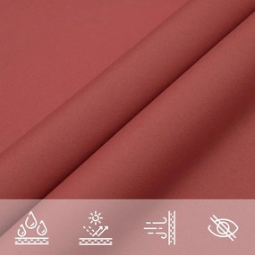Guarda-Sol tecido Oxford retangular 3x6 m terracota