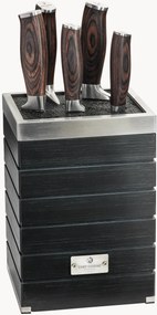 Conjunto de facas com bloco Edge, conjunto de 6
