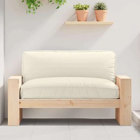 vidaXL Cushion para Palete para Assento Creme 120x80x12 cm Tecido Oxford