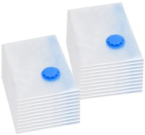 Sacos para arrumação de roupas a vácuo 120x70 cm 20 pcs