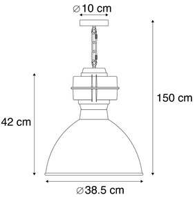 Candeeiro industrial pequeno branco mate - Sicko Industrial,Moderno